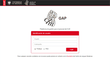Tablet Screenshot of gap.clm-granada.com